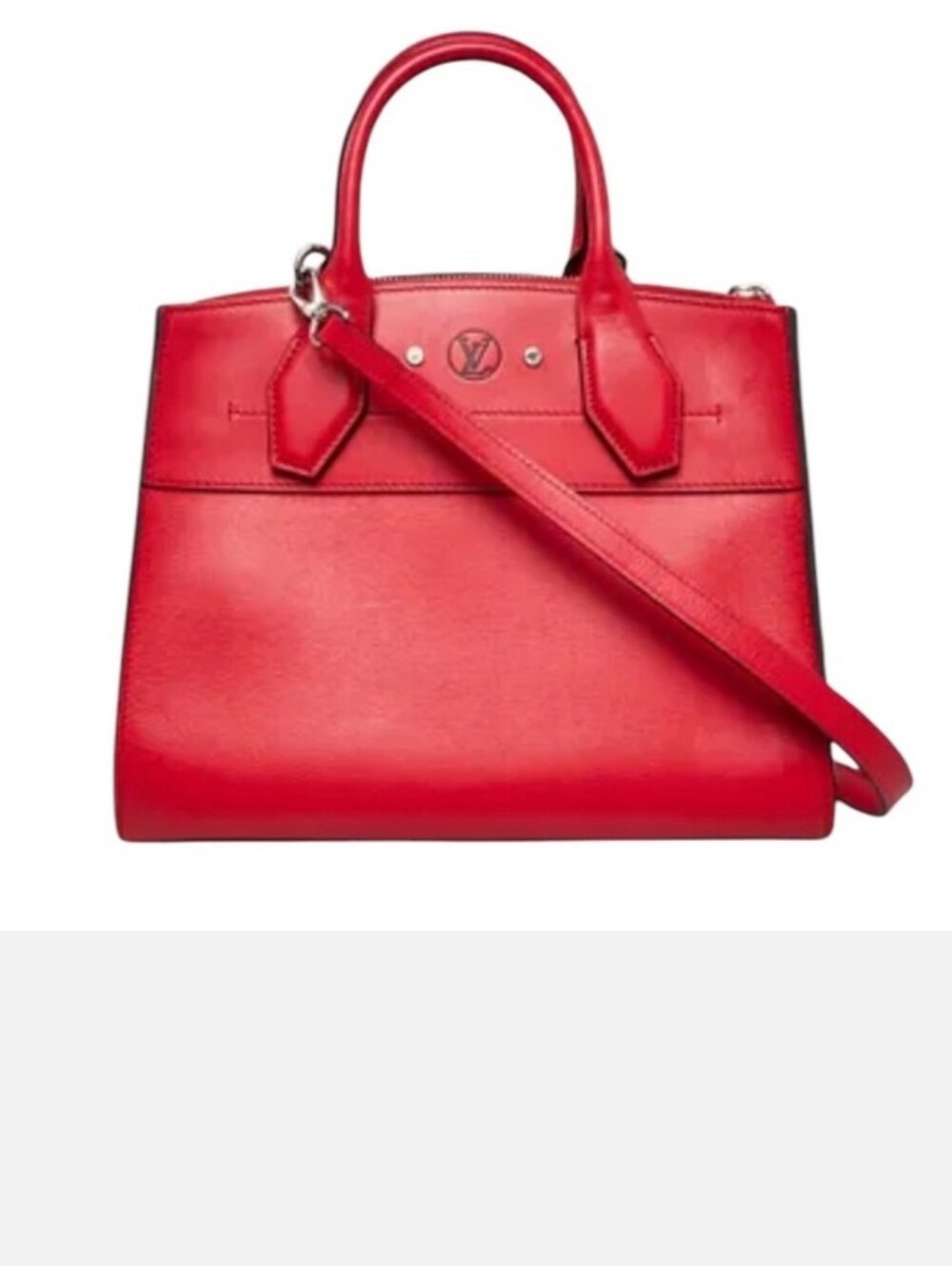 Louis Vuitton Steamer Red Leather